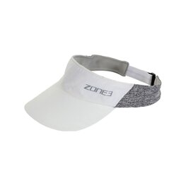 ZONE3 cozoroc - LIGHTWEIGHT RACE VISOR  - alb/gri