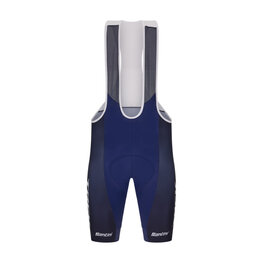 SANTINI Pantaloni scurți de ciclism cu bretele - TREK FACTORY RACING 2025 - albastru