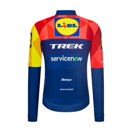 SANTINI Tricou de ciclism cu mânecă lungă de vară - LIDL TREK - LONG-SLEEVE JERSEY