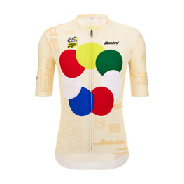 SANTINI Tricou de ciclism cu mânecă scurtă - TDF GRAND DÉPART - multicolor