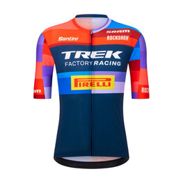 SANTINI Tricou de ciclism cu mânecă scurtă - TREK FACTORY RACING 2025 - multicolor