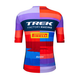 SANTINI Tricou de ciclism cu mânecă scurtă - TREK FACTORY RACING 2025 - multicolor
