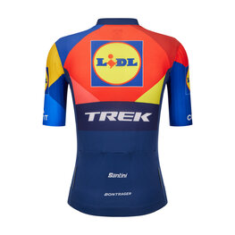 SANTINI Tricou de ciclism cu mânecă scurtă - LIDL TREK 2025 - multicolor