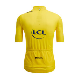 SANTINI Tricou de ciclism cu mânecă scurtă - TOUR DE FRANCE - YELLOW JERSEY - galben