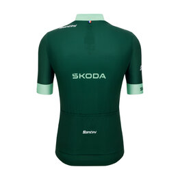 SANTINI Tricou de ciclism cu mânecă scurtă - TOUR DE FRANCE - GREEN JERSEY - verde