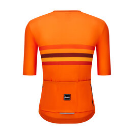 SANTINI Tricou de ciclism cu mânecă scurtă - UCI WORLD CHAMPION NETHERLANDS - portocaliu