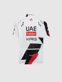 PISSEI Tricou de ciclism cu mânecă scurtă - UAE TEAM EMIRATES - XRG 2026 REPLICA JUNIOR - alb/negru/roșu