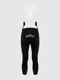 PISSEI Pantaloni de ciclism lungi cu bretele - UAE TEAM EMIRATES - XRG 2025 REPLICA - alb/negru