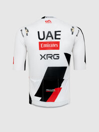 PISSEI Tricou de ciclism cu mânecă scurtă - UAE TEAM EMIRATES - XRG 2026 REPLICA - alb/negru/roșu