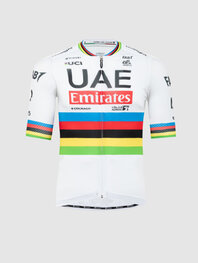 PISSEI Tricou de ciclism cu mânecă scurtă - UAE TEAM EMIRATES 2024 - multicolor