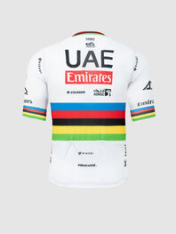 PISSEI Tricou de ciclism cu mânecă scurtă - UAE TEAM EMIRATES 2024 - multicolor