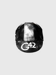 PISSEI Șapcă de ciclism - UAE TEAM EMIRATES XRG 2025 - negru/alb