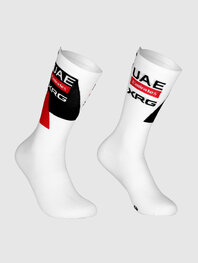 PISSEI Șosete clasice de ciclism - UAE TEAM EMIRATES - XRG 2026  - alb/negru/roșu