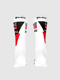 PISSEI Șosete clasice de ciclism - UAE TEAM EMIRATES - XRG 2026  - alb/negru/roșu