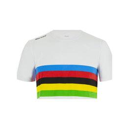 SANTINI Tricou de ciclism cu mânecă scurtă - UCI OFFICIAL WORLD CHAMPION KID - multicolor