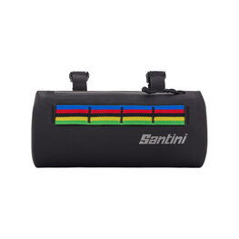 SANTINI Geantă de ciclism - UCI WORLD CHAMPION HANDLEBAG - negru