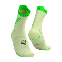 COMPRESSPORT Șosete clasice de ciclism - PRO RACING SOCKS V4.0 TRAIL - verde
