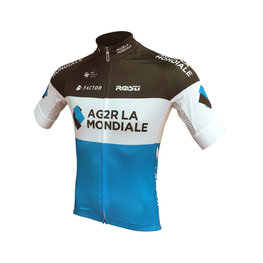 ROSTI Tricou de ciclism cu mânecă scurtă - AG2R 2018 - albastru/alb/negru