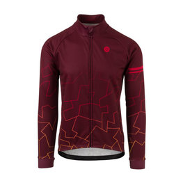 AGU Jachetă termoizolantă de ciclism - CAMO OUTLINE TREND - bordo