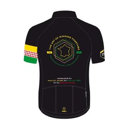 AGU Tricou de ciclism cu mânecă scurtă - JUMBO-VISMA 2022 - negru