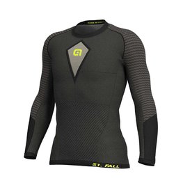 ALÉ Tricou de ciclism cu mânecă lungă - S1 FALL LONG - gri