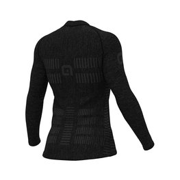 ALÉ Tricou de ciclism cu mânecă lungă - SEAMLESS WOOL LADY - gri