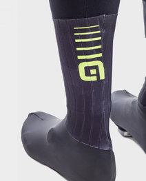 ALÉ Încălzitoare pantofi de ciclism - WHIZZY WINTER - negru/galben