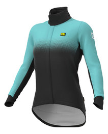 ALÉ Jachetă rezistentă la vânt de ciclism - PR-S GRADIENT LADY - albastru deschis/negru