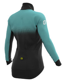 ALÉ Jachetă rezistentă la vânt de ciclism - PR-S GRADIENT LADY - albastru deschis/negru