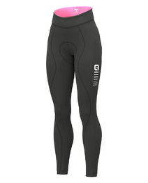 ALÉ Pantaloni de ciclism lungi fără bretele - ESSENTIAL LADY WNT - negru