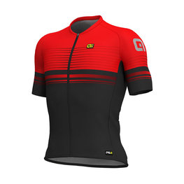 ALÉ Tricou de ciclism cu mânecă scurtă - SLIDE - roșu/negru