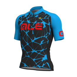 ALÉ Tricou de ciclism cu mânecă scurtă - CRACLE - albastru/negru
