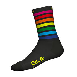 ALÉ Șosete clasice de ciclism - RAINBOW  - multicolor/negru