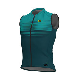 ALÉ Tricoul de ciclism fără mâneci - SLIDE - albastru/verde