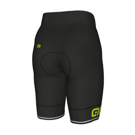 ALÉ Pantaloni scurți de ciclism fără bretele - CORSA - galben/negru