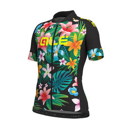 ALÉ Tricou de ciclism cu mânecă scurtă - SARTANA KIDS - negru/multicolor