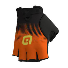 ALÉ Mănuși de ciclism fără degete - DOTS  - negru/portocaliu