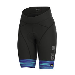 ALÉ Pantaloni scurți de ciclism fără bretele - THE END LADY - negru/albastru