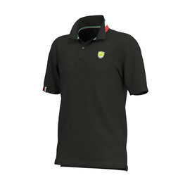 ALÉ Tricou de ciclism cu mânecă scurtă - POLO - negru