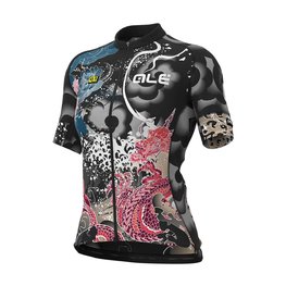 ALÉ Tricou de ciclism cu mânecă scurtă - OCEAN LADY - multicolor