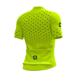 ALÉ Tricou de ciclism cu mânecă scurtă - STARS - galben