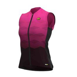 ALÉ Tricoul de ciclism fără mâneci - MAGNITUDE LADY - albastru