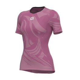ALÉ Tricou de ciclism cu mânecă scurtă - ETESIA LADY - roz