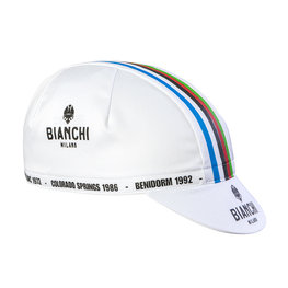 BIANCHI MILANO Șapcă de ciclism - NEON - alb
