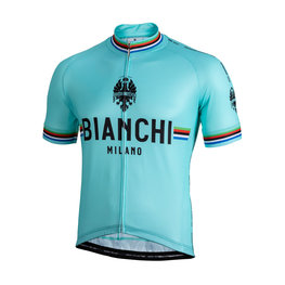 BIANCHI MILANO Tricou de ciclism cu mânecă scurtă - NEW PRIDE - negru/verde