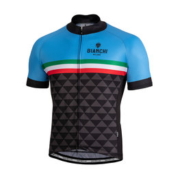 BIANCHI MILANO Tricou de ciclism cu mânecă scurtă - CODIGORO - albastru deschis