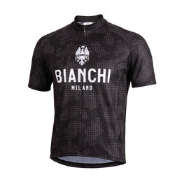 BIANCHI MILANO Tricou de ciclism cu mânecă scurtă - PRIOLO MTB - negru