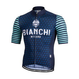 BIANCHI MILANO Tricou de ciclism cu mânecă scurtă - DAVOLI - albastru/turcoaz