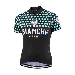 BIANCHI MILANO Tricou de ciclism cu mânecă scurtă - CROSIA LADY - albastru/negru