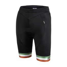 BIANCHI MILANO Pantaloni scurți de ciclism fără bretele - AVOLA LADY - negru/multicolor